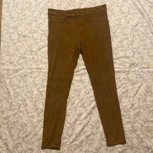 Velvet khaki pants